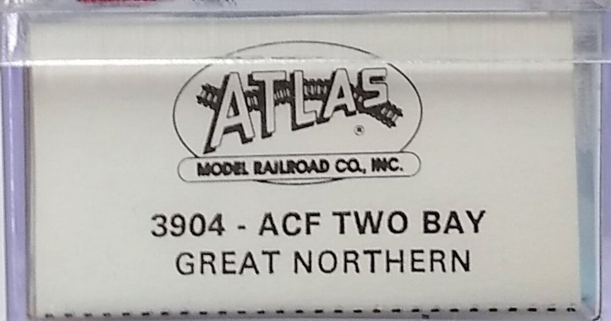 Atlas 3904 N Scale Great Northern 2-Bay Covered Hopper #173858