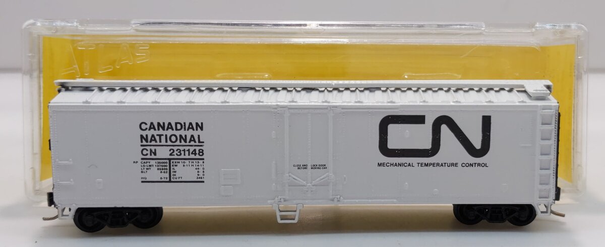 Atlas 3654 N Scale CN 50' Reefer #231148 LN/Box