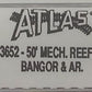 Atlas 3652 N Scale Bangor & Aroostook 50' Mechanical Reefer #98