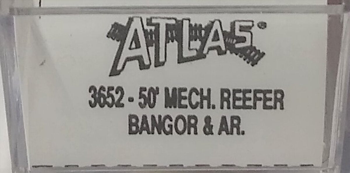 Atlas 3652 N Scale Bangor & Aroostook 50' Mechanical Reefer #98