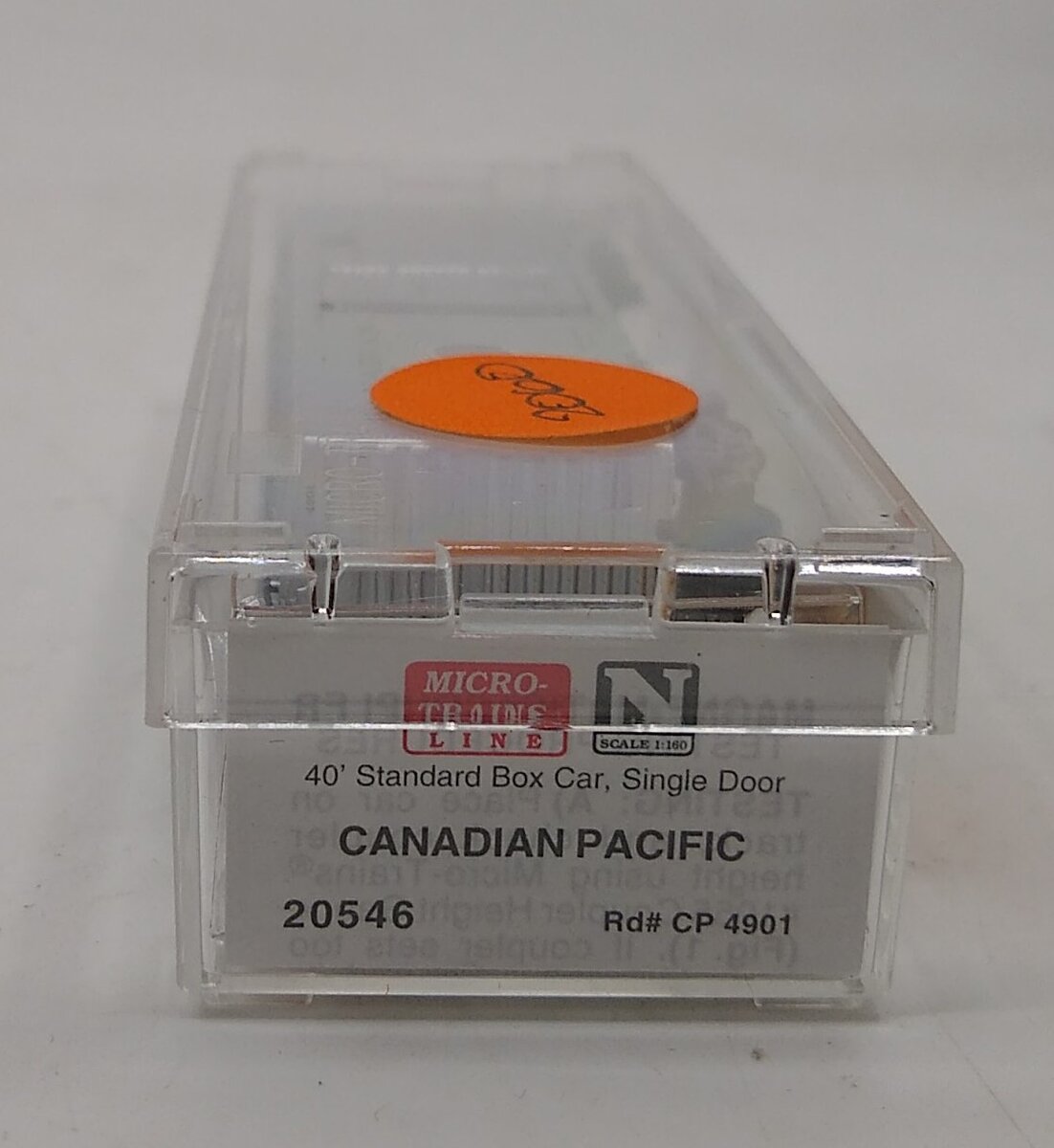 Micro-Trains 02000546 N Canadian Pacific 40' Standard Single Door Boxcar #4901