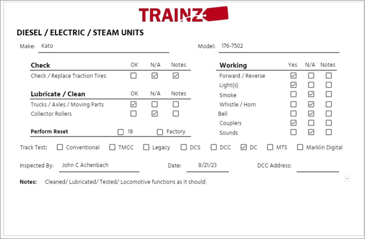 Kato 176-7502 NS SD70M Black w/White Face Diesel Locomotive #2599