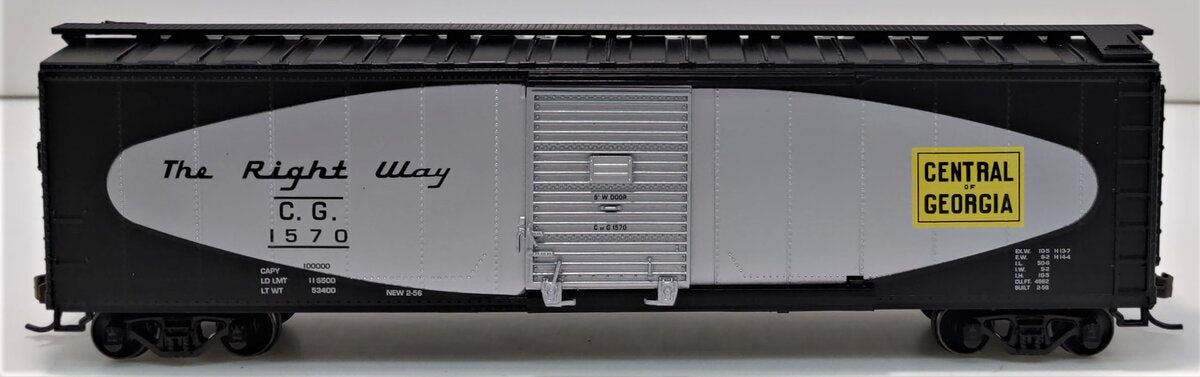 Athearn 7070 HO Central Of Georgia 50' Single Door Boxcar #1570 LN/Box