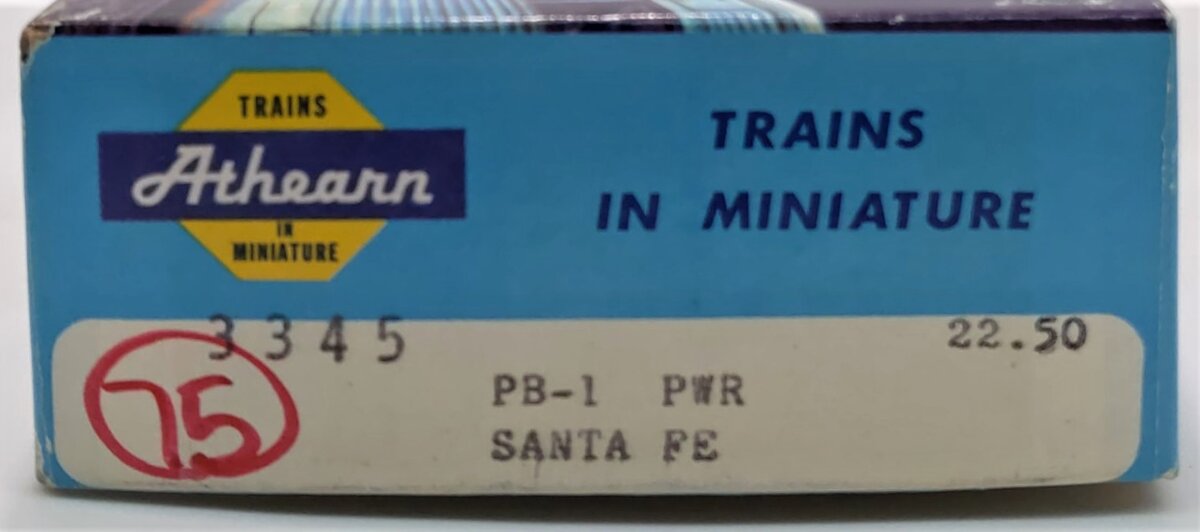 Athearn 3345 HO Santa Fe PB-1 Powered Diesel Locomotive LN/Box