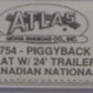Atlas 3754 N Scale Canadian National Flatcar With 2 Piggyback