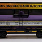 MTH 30-7329 O Gauge Atlantic Coast Line Single Dome Tank Car #66281 NIB
