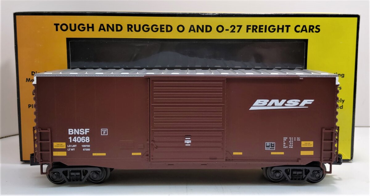 MTH 30-74515 O BNSF 40' High Cube Box Car #14068 LN/Box