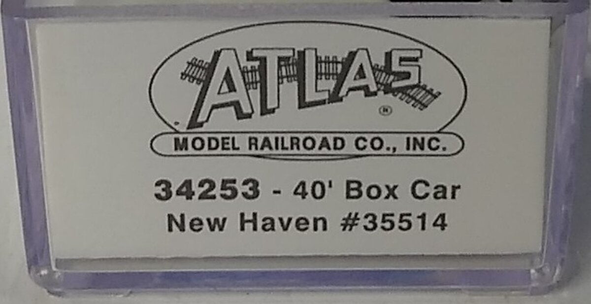 Atlas 34253 N NY New Haven 40' Box Car #35514 LN/Box