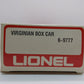 Lionel 6-9777 O Gauge Virginian Boxcar LN/Box