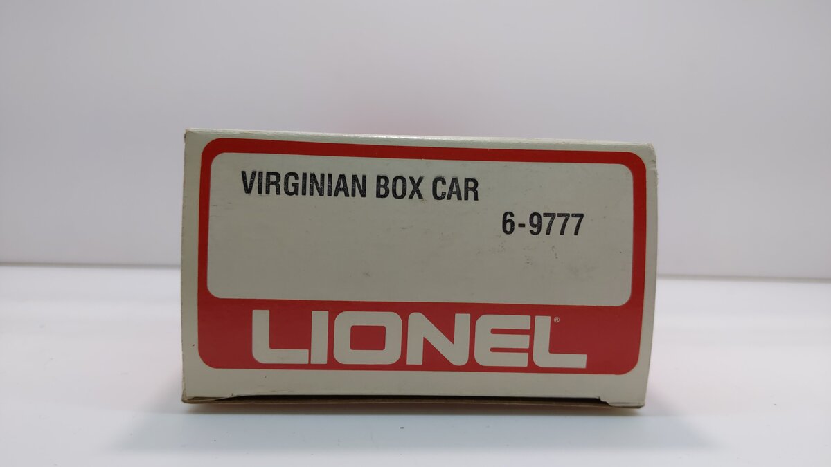 Lionel 6-9777 O Gauge Virginian Boxcar LN/Box