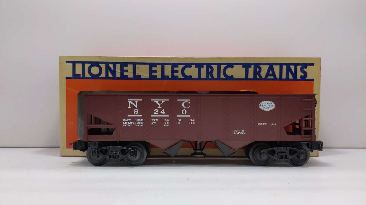 Lionel 6-9240 O Gauge New York Central Operating Hopper #9240