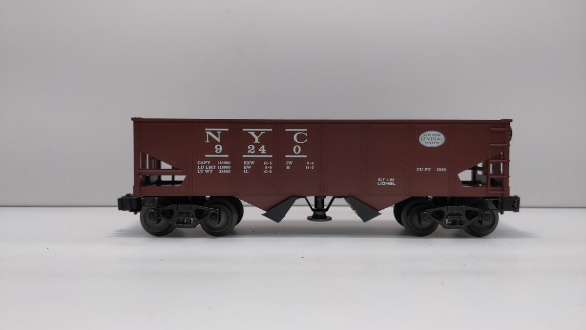 Lionel 6-9240 O Gauge New York Central Operating Hopper #9240