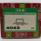 LGB 4043 G Scale Short Red Dump Car EX/Box