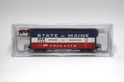 Atlas 33293 N Scale BAR/State of Maine 40' Plug Door Reefer #2560 LN/Box