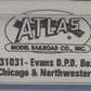 Atlas 31031 N Scale Chicago & North Western Evans D.P.D Boxcar #600639 LN/Box