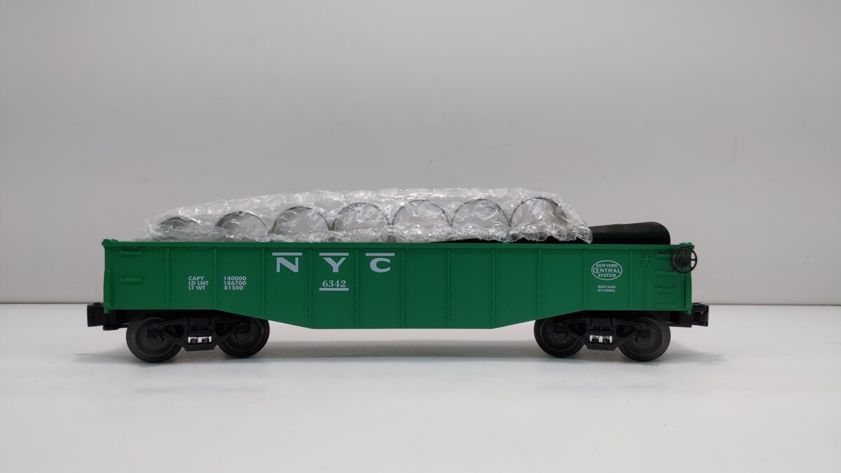 Lionel 6-19478 O Gauge New York Central Culvert Gondola Car #6342 LN/Box