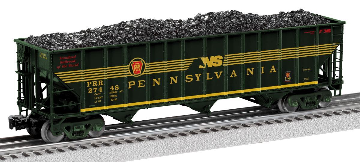Lionel 6-27448 NS Heritage Pennsylvania Railroad 3-Bay Open Hopper Car #27448 NIB