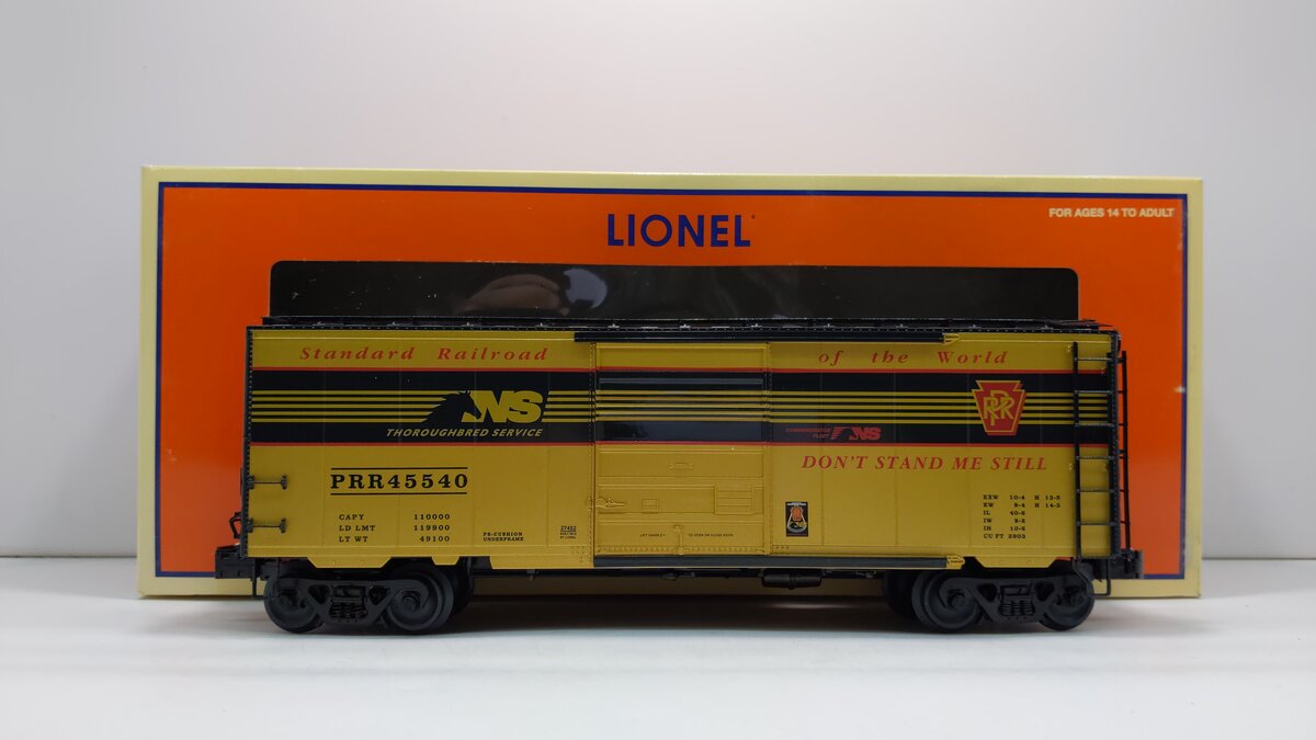Lionel 6-27452 O Gauge Pennsylvania NS Heritage PS-1 Boxcar #45540 LN/Box