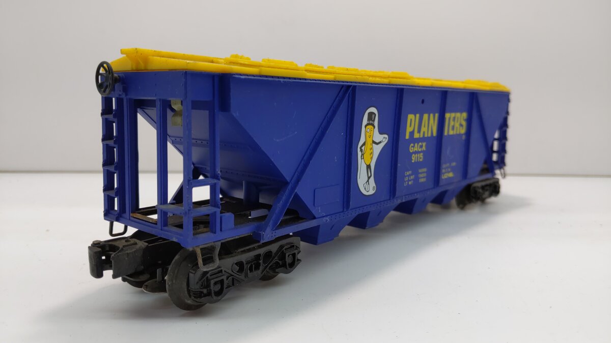 Lionel 6-9115 O Gauge Planters 4-Bay Billboard Hopper LN/Box