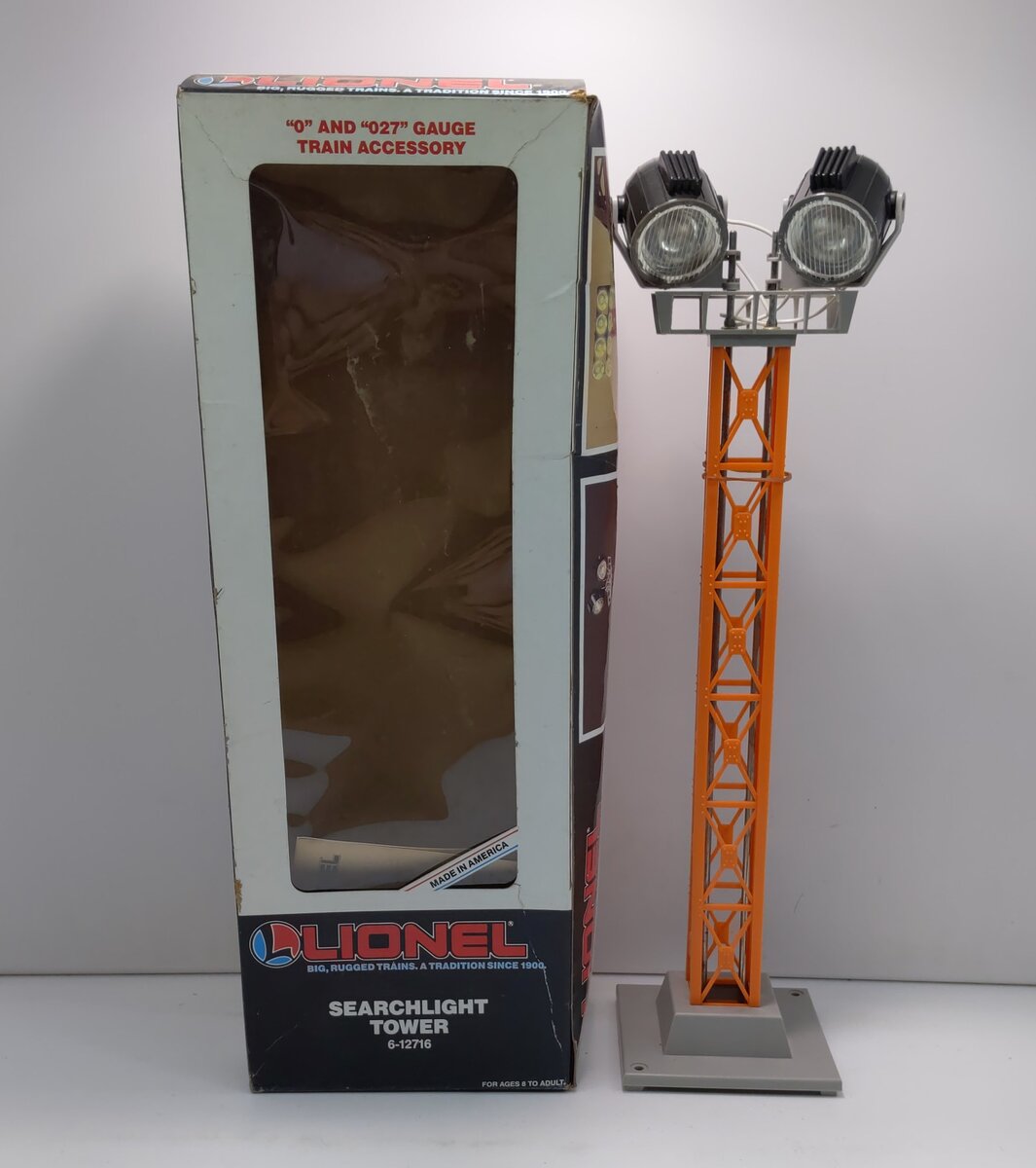 Lionel 6-12716 O Dual Searchlight Tower LN/Box