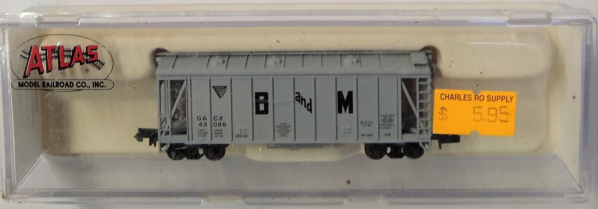 Atlas 38571 N Scale Boston & Maine GATX Airslide #43086