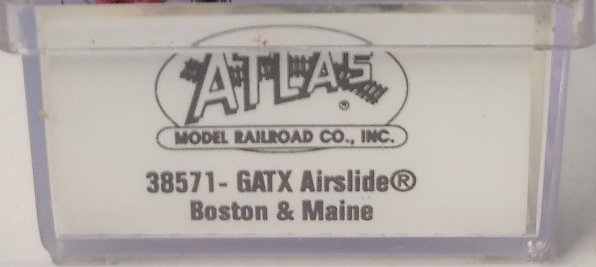 Atlas 38571 N Scale Boston & Maine GATX Airslide #43086