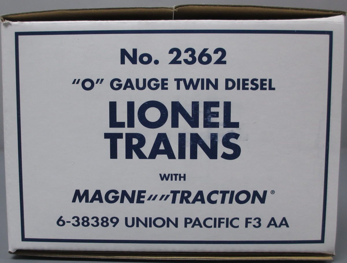 Lionel 6-38389 O Neil Young UP F3 AA Diesel Locomotive Set #2362 LN/Box