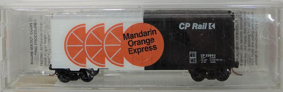 Micro-Trains 07400020 N CP Rail 40' Standard Plug Door Boxcar #35893 LN/Box