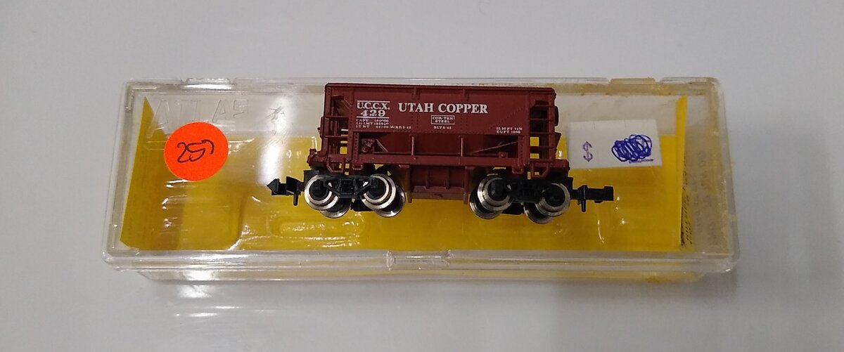 Atlas 3207 N Scale Utah Copper Ore Car #429 LN/Box
