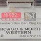 Micro-Trains 03200230 N Scale CNW 50' Standard Steel Plug Door Boxcar #152043