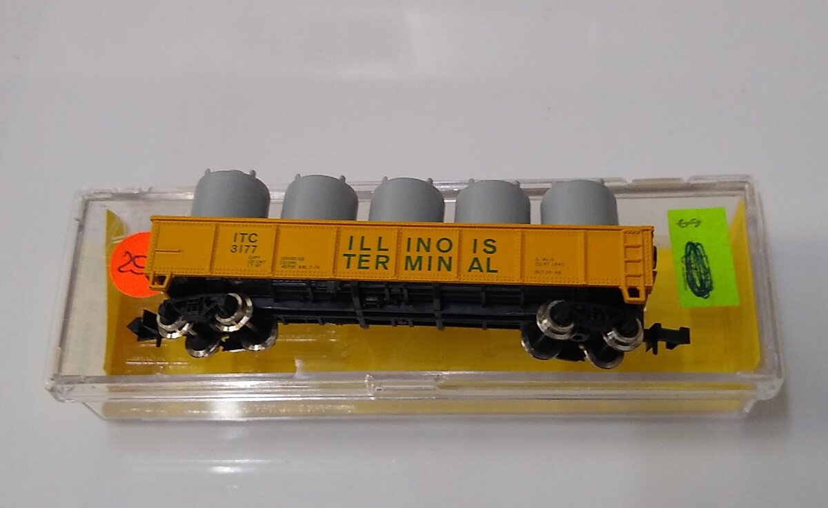 Atlas 3502 N Scale Illinois Terminal Gondola # 3177 LN/Box