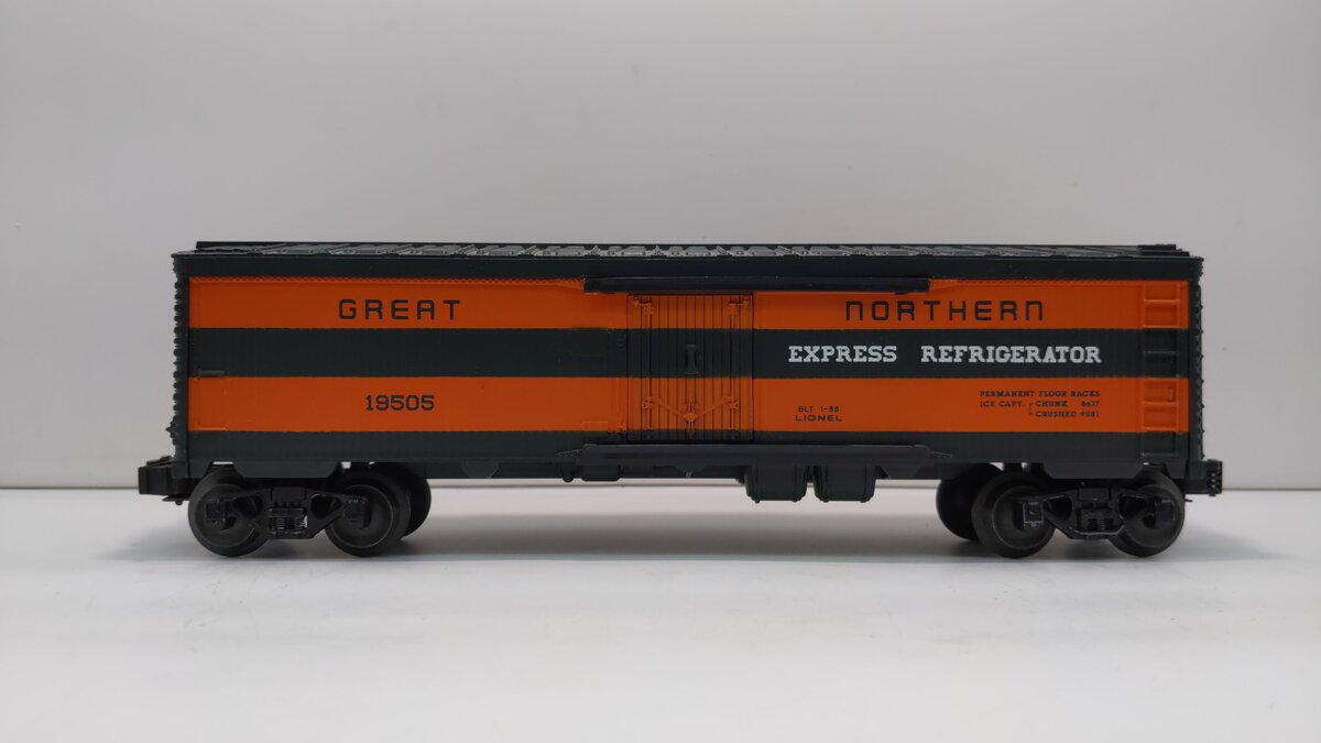 Lionel 6-19505 O Gauge Great Northern Reefer Car NIB