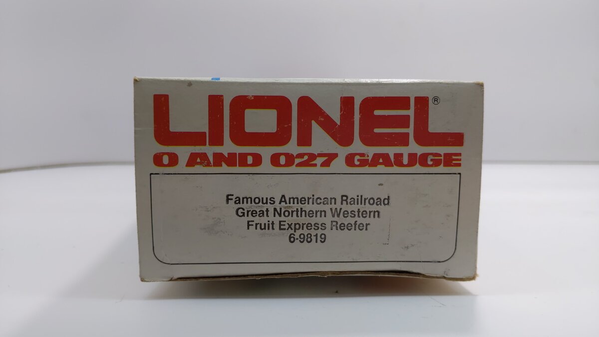 Lionel 6-9819 O Gauge Great Northern Western Fruit Express Reefer LN/Box