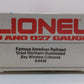 Lionel 6-6438 O Gauge Great Northern Bay Window Caboose EX/Box
