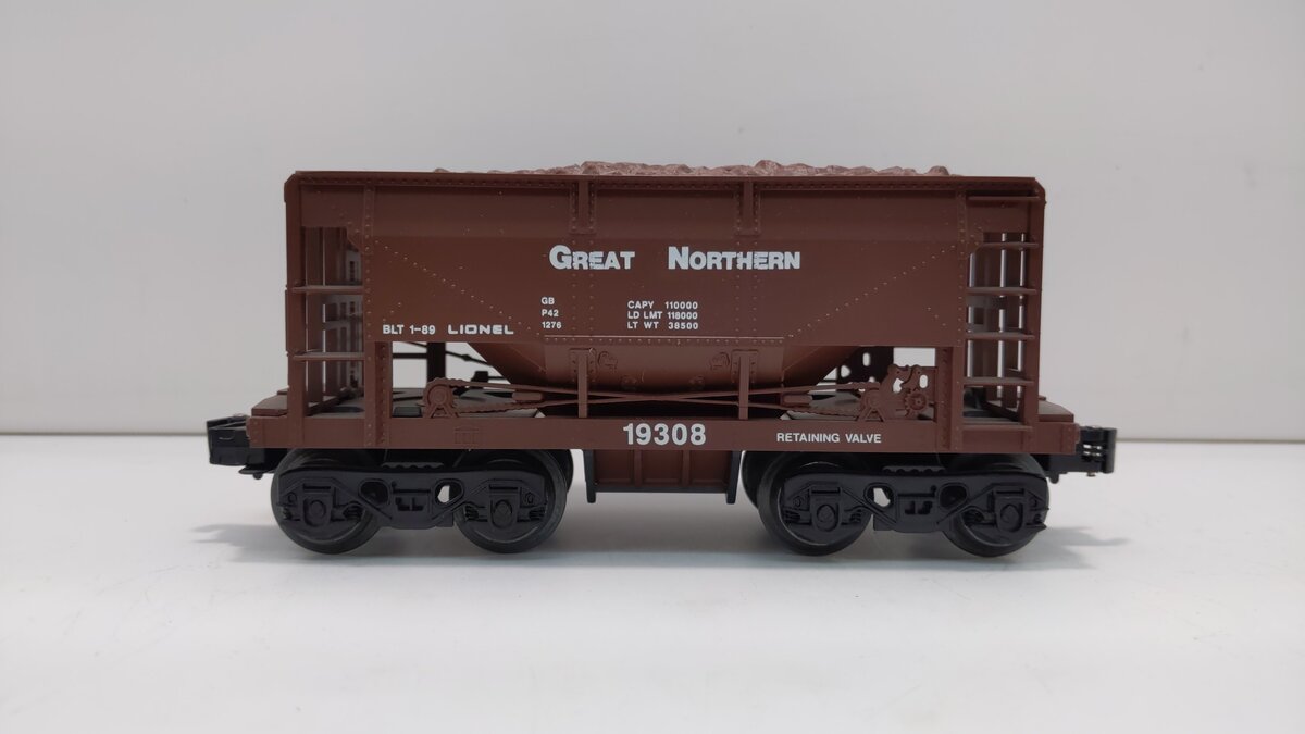 Lionel 6-19308 O Gauge Great Northern Ore Car with Ore Load #19308 LN/Box