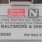 Micro-Trains 12000240 N B&O 40' Flat Panel Roof Single Door Boxcar #276383 EX/Box