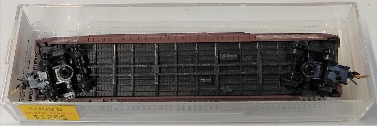 Micro-Trains 03000060 N Cotton Belt 50' Double Door Rib Side Boxcar #67317 LN/Box