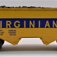 K-Line K621-44634 O Gauge Virginian Hopper w/Coal Load #2266 LN/Box