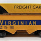 K-Line K621-44634 O Gauge Virginian Hopper w/Coal Load #2266 LN/Box
