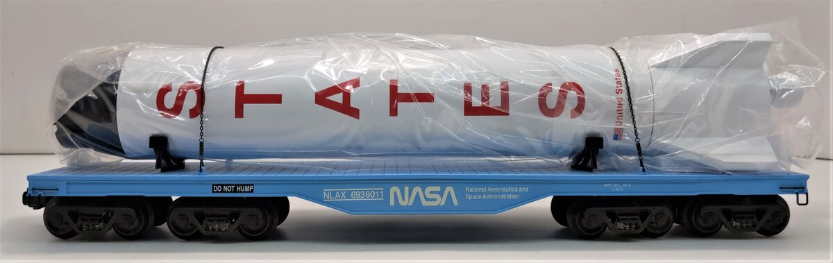 K-Line K693-8011 O Gauge NASA Flatcar with Rocket Booster #6938011 LN/Box