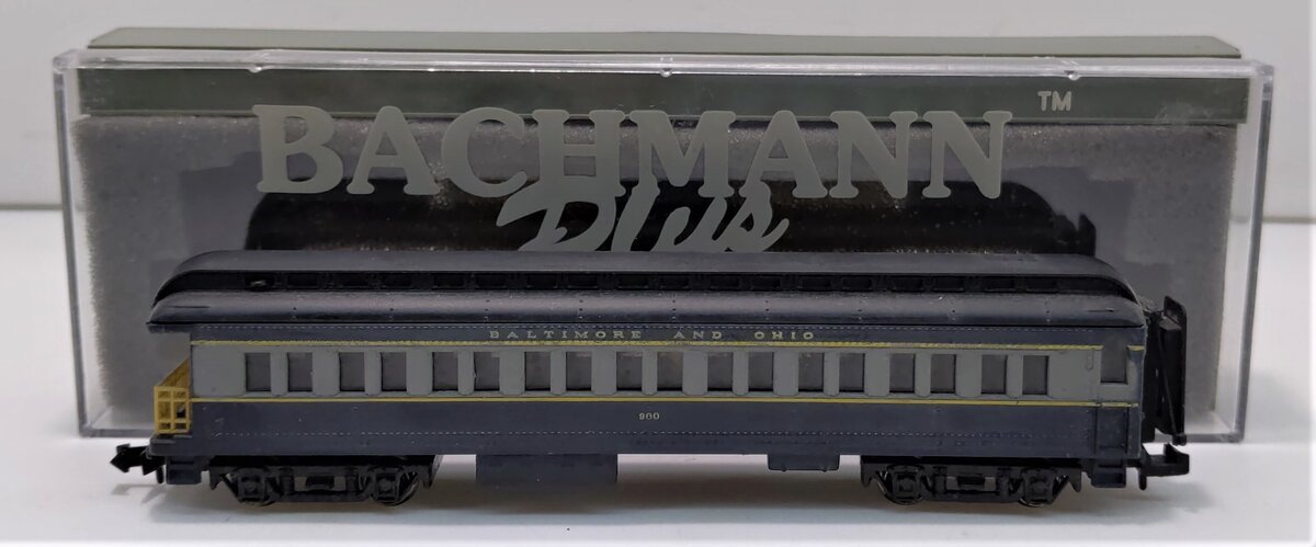 Bachmann 13076 N Scale Baltimore & Ohio 65' Heavyweight Observation Car #900 LN/Box