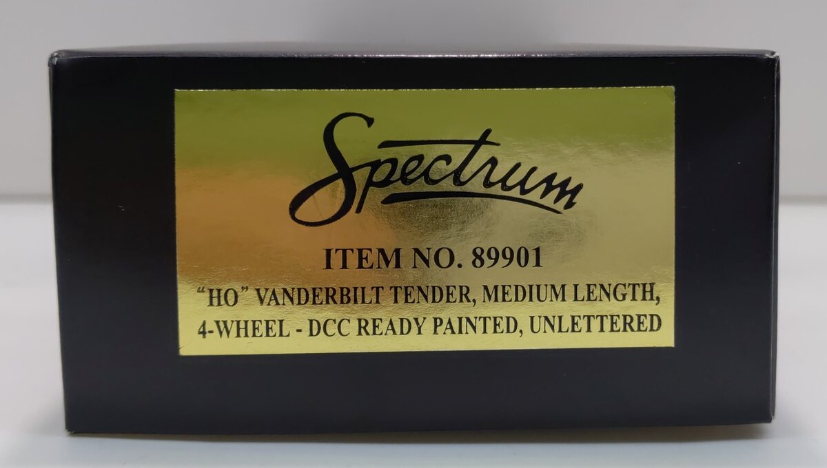 Bachmann 89901 HO Scale Unlettered Vanderbilt Tender -DCC Ready LN/Box