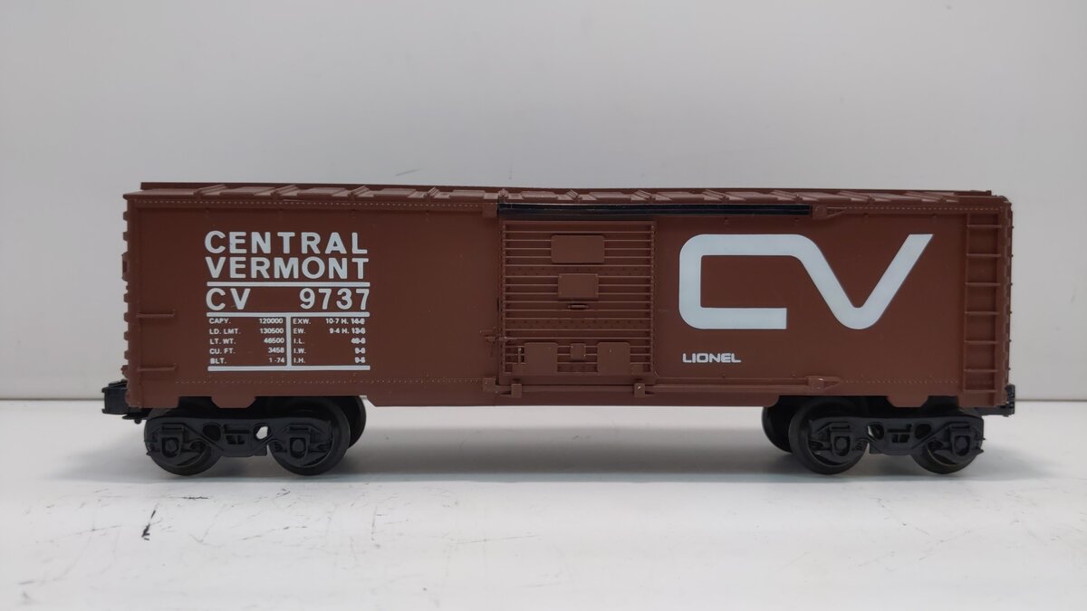 Lionel 6-9737 O Gauge Central Vermont Boxcar LN/Box