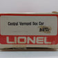 Lionel 6-9737 O Gauge Central Vermont Boxcar LN/Box