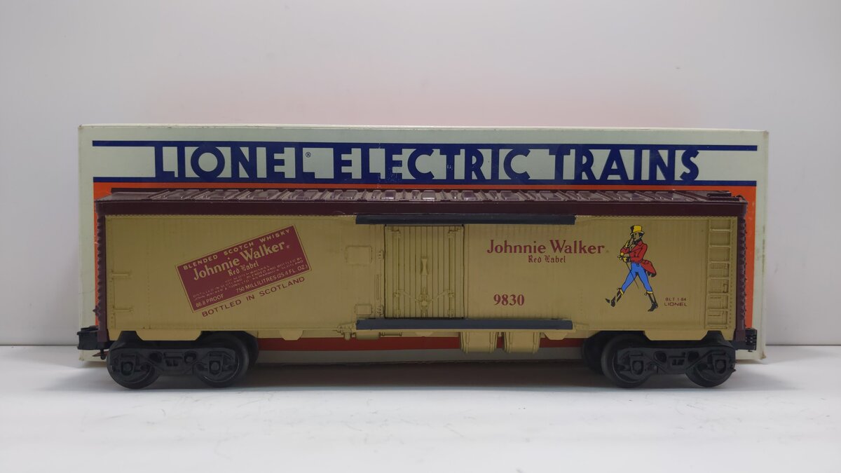 Lionel 6-9830 O Gauge Johnny Walker Red Label Billboard Reefer #9830 LN/Box