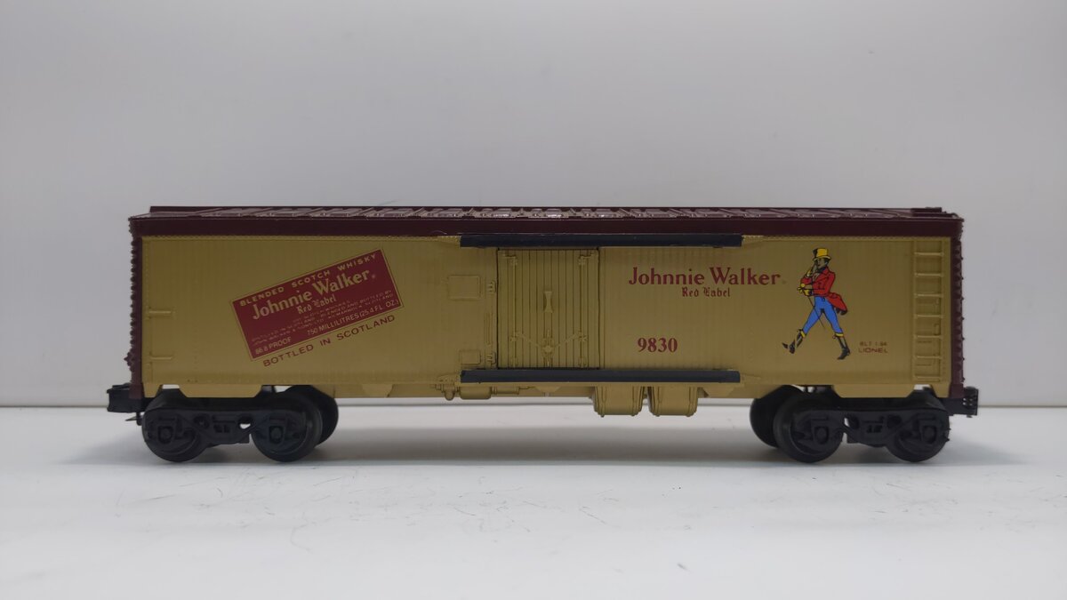 Lionel 6-9830 O Gauge Johnny Walker Red Label Billboard Reefer #9830 LN/Box