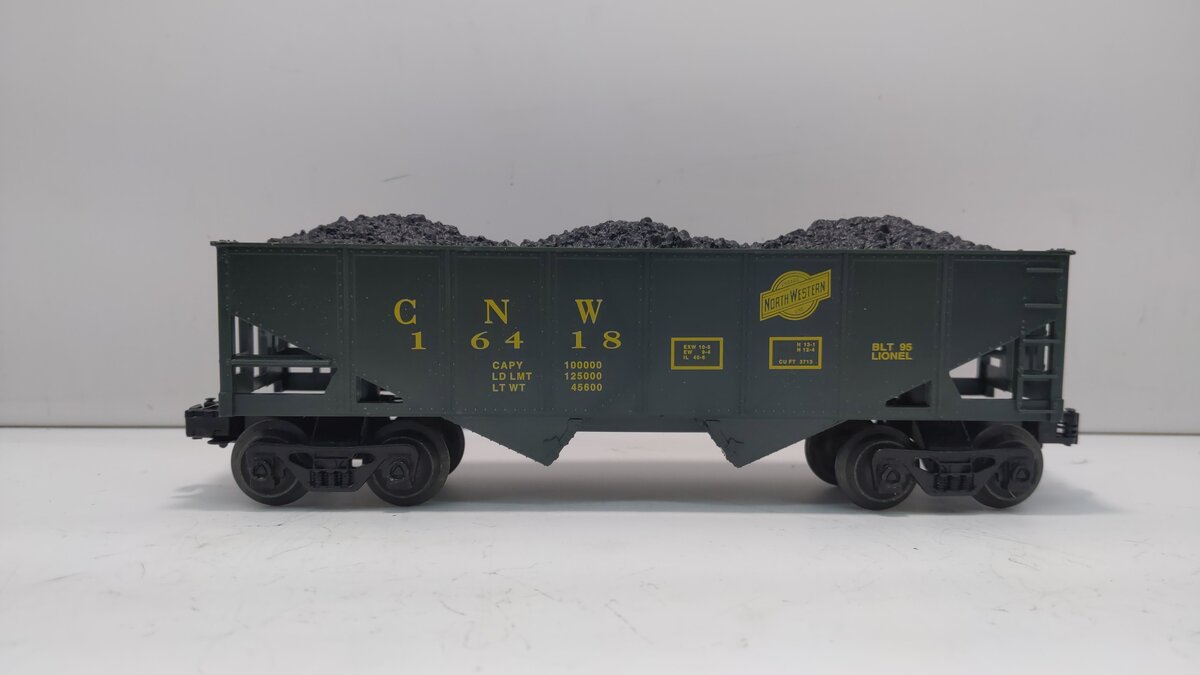 Lionel 6-16418 Chicago & North Western 2-Bay Hopper LN/Box