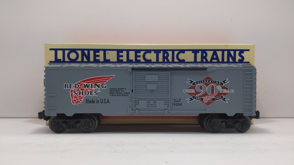 Lionel 6-16264 O Gauge Red Wing Shoes Boxcar #16264 LN/Box