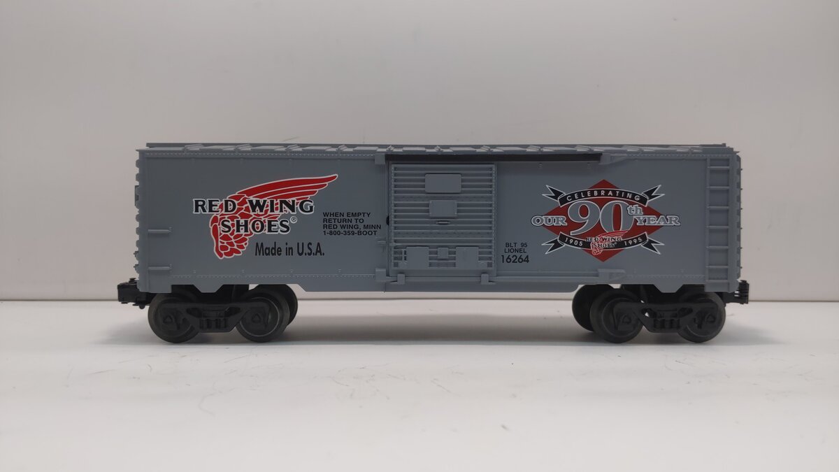 Lionel 6-16264 O Gauge Red Wing Shoes Boxcar #16264 LN/Box