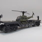 Lionel 6-16952 O Gauge US Navy Flatcar with Ertl Helicopter #16952 LN/Box